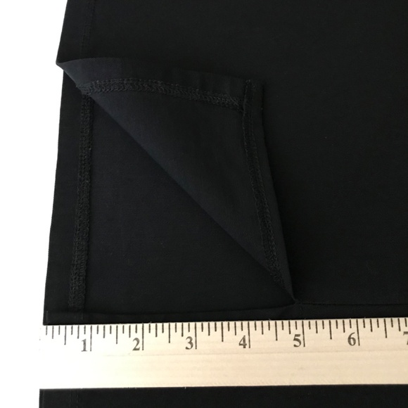 FIG & BLU Stretch Midi Skirt Black Rayon Blend Women’s Plus Size 3X - Picture 11 of 12